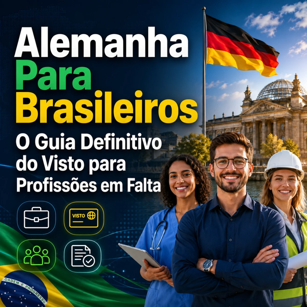 Alemanha Para Brasileiros: O Guia Definitivo do Visto para Profissões em Falta