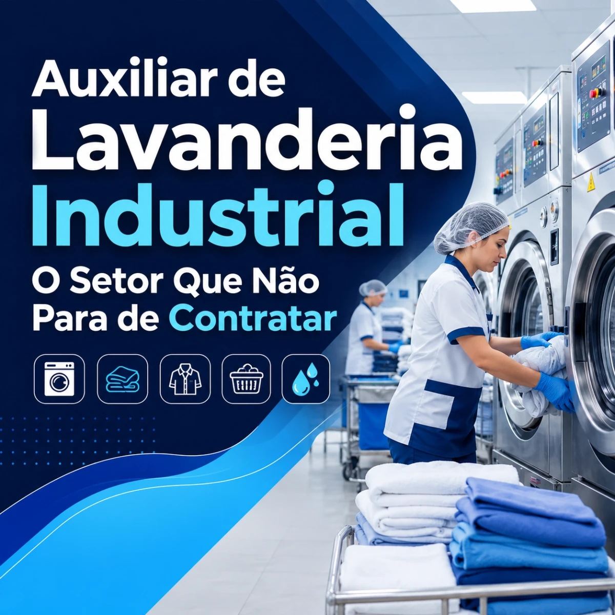 Auxiliar de Lavanderia Industrial: O Setor Que Não Para de Contratar