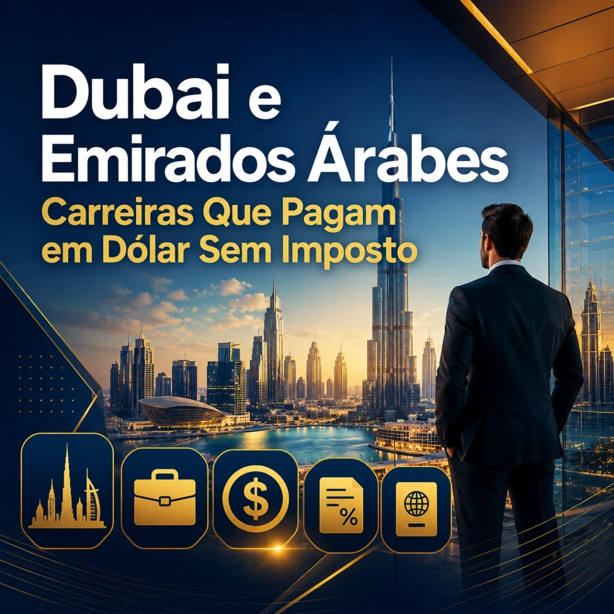 Dubai e Emirados Árabes: Carreiras Que Pagam em Dólar Sem Imposto