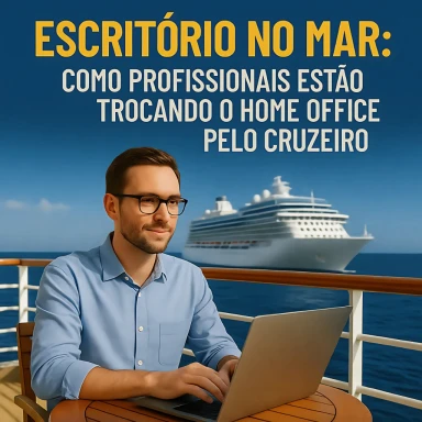 Capa do artigo sobre Escritório no mar: como profissionais estão trocando o ...