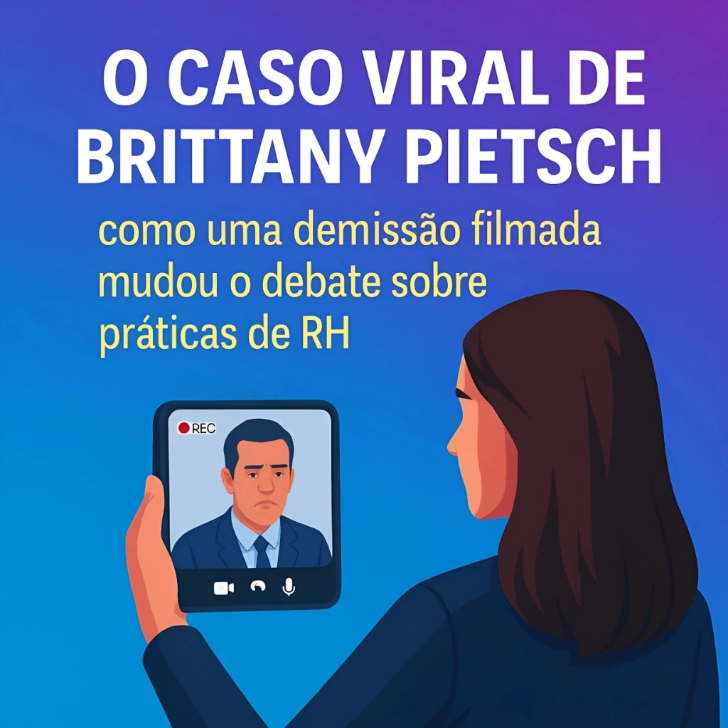 O Caso Viral de Brittany Pietsch: Como uma demissão filmada mudou o debate sobre práticas de RH