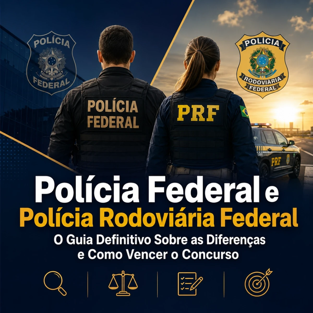 Polícia Federal e Polícia Rodoviária Federal: O Guia Definitivo Sobre as Diferenças e Como Vencer o Concurso