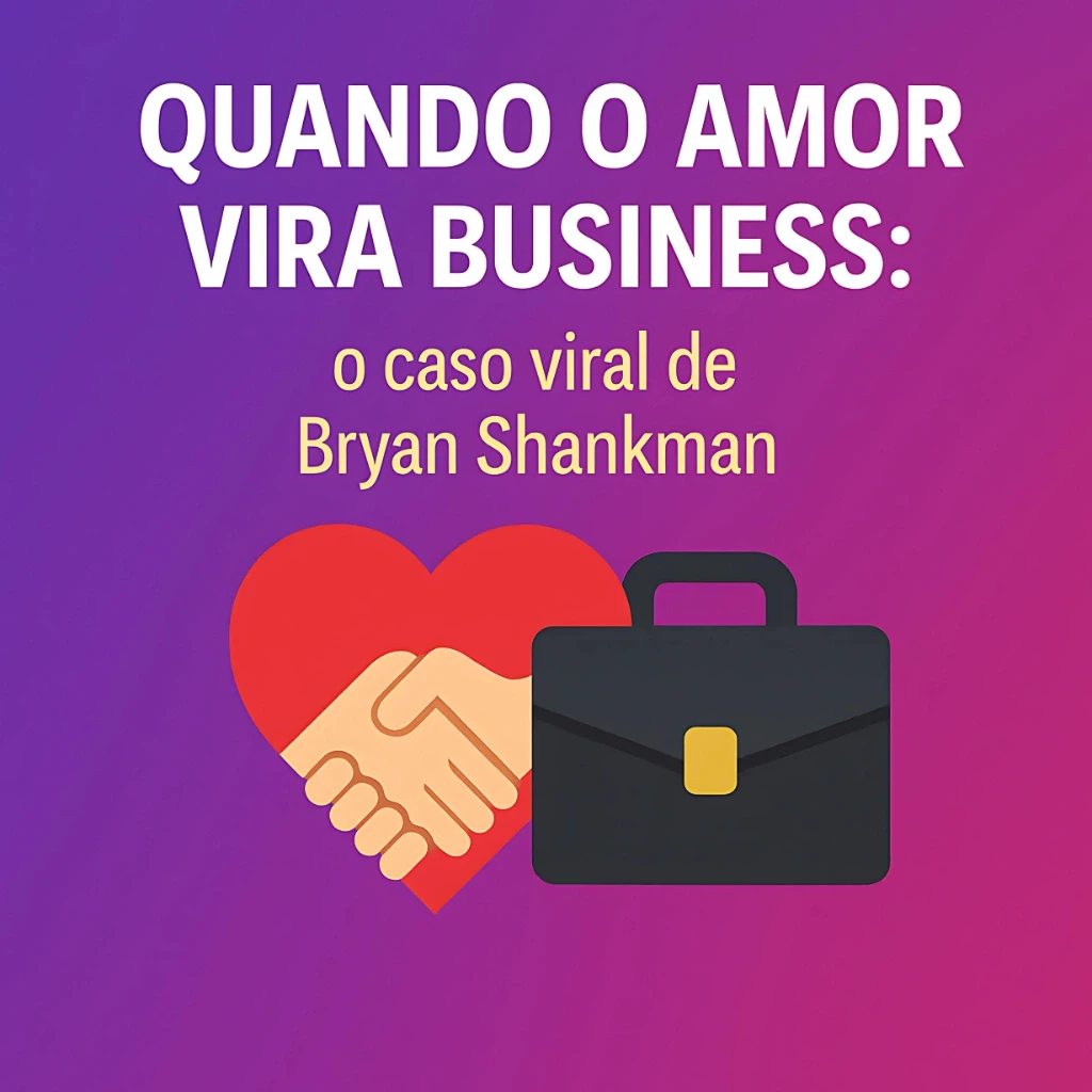Quando o amor vira business: O caso viral de Bryan Shankman